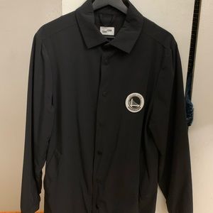 Frank&Oak Golden state warriors long coach jacket